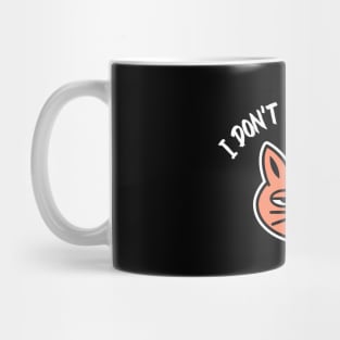 I don’t do mornings, I hate mornings, tired cat Mug